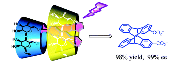 29.Dual Supramolecular Photochirogenesis: Ultimate Stereocontrol of Photocyclodimerization by a Chiral Scaffold and Confining Host. 