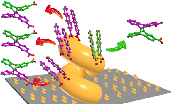 99.Enantioselective photoinduced cyclodimerization of a prochiral anthracene derivative adsorbed on helical metal nanostructures.