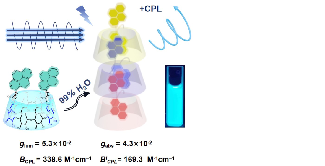 124.Host-guest Complexation-induced Aggregation based on Pyrene-modified Cyclodextrins for Improved Electronic Circular Dichroism and Circularly Polarized Luminescence