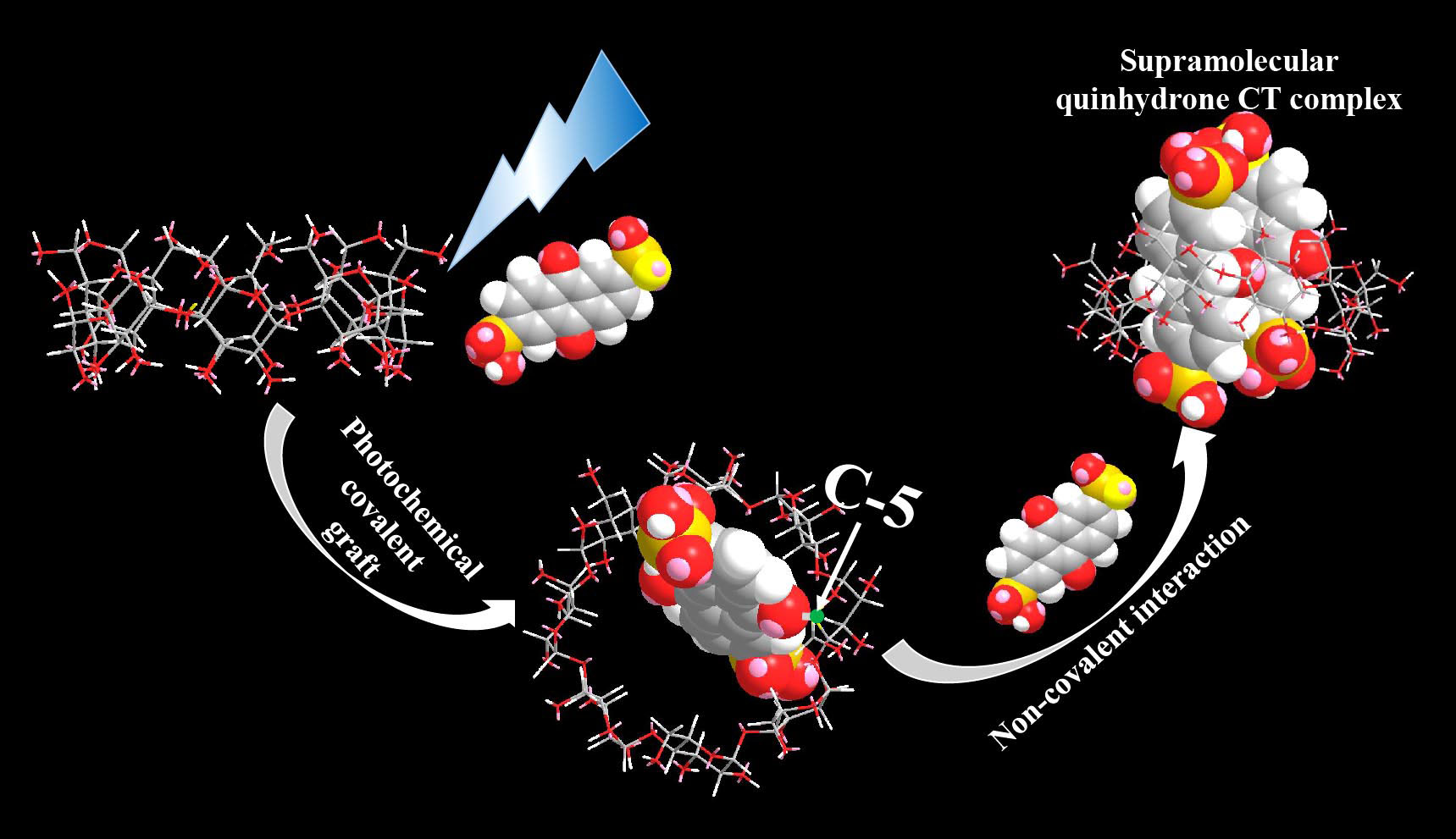 123 Photochemical Graft of γ-Cyclodextrin’s Interior leading to In-situ Charge-Transfer Complexes with Unusual Regioselectivity and Its Application in 3D Photo-printing